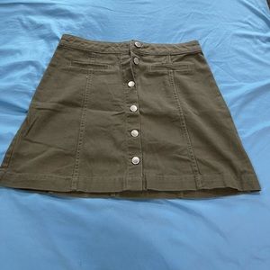 Olive green skirt from Forever 21, worn once!